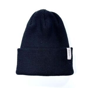 Bula black knit beanie